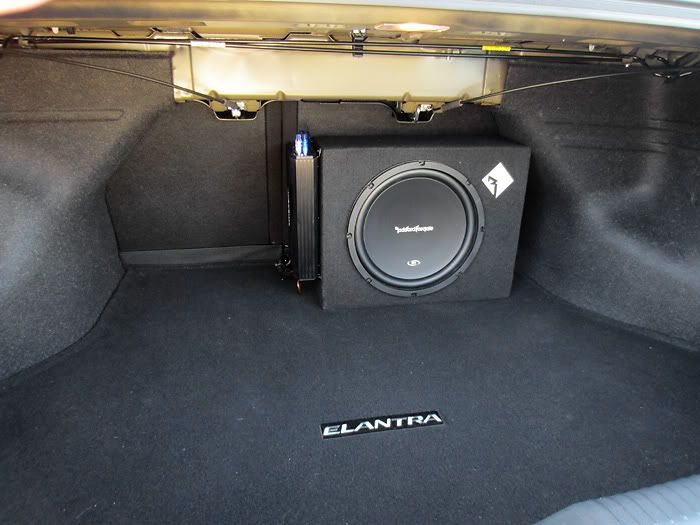 Elantra Limited w/ Nav Subwoofer and Amplifier Install and Setup (step